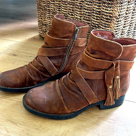 Born Shoes - Born brown leather ankle boots Women’s